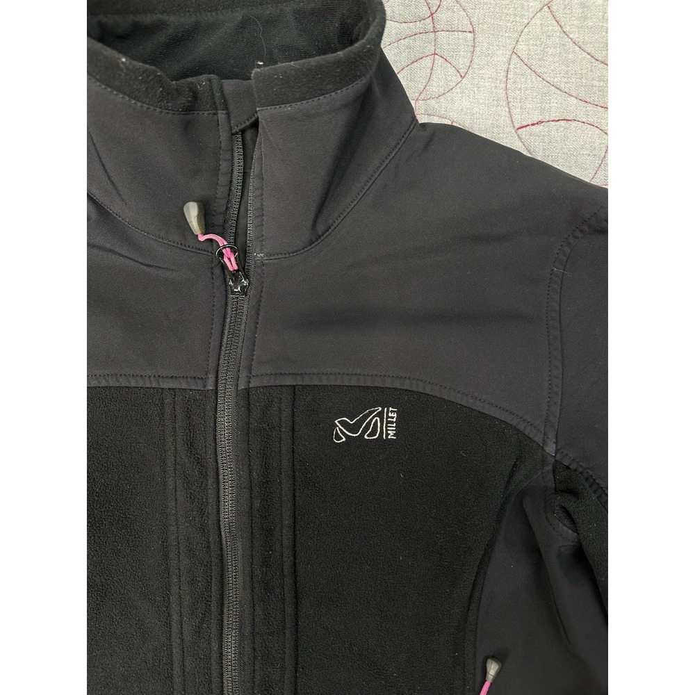 Millet LD Dual Softshell Wind stopped M-Wind Jacket‎ / Black Pink / Medium - Picture 4 of 7